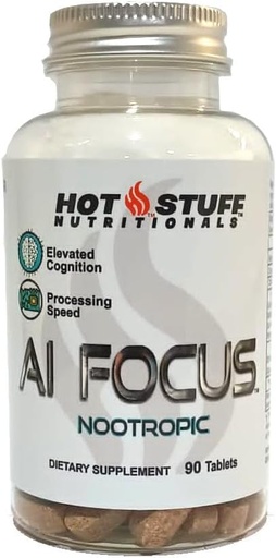 [BRSRAGTQB54BO3LV] AI Focus - 90 Tablets. Potent Nootropic for Enhanced Focus, Cognitive Function, and Mental Stamina.