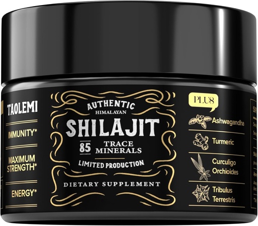 [BRSROAYEPIGQGFDF] Shilajit Pure Himalayan Organic, 49g Jar Natural Shilajit Resin for Men & Women, 85+ Trace Minerals & Fulvic Acid, Pure Himalayan Extract, Natural Energy and Vitality Enhancer, 62.5 Ser