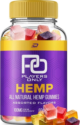 [BRSRAYIPAV7RMG3F] Players Only Hemp Gummies - with Hemp Seed Extract PlayersOnly Hemp Gummies Tinnitus Herbal Supplement, Health and Wellness Support, All Natural Players Only Gummy (1 Pack - 60 Gummies)