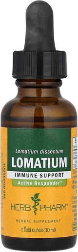 [BRSWIY37AF7AGET6] Herb Pharm Lomatium Vedelik Ekstrakt Immuunsüsteemi toetuseks - 1 Ounce