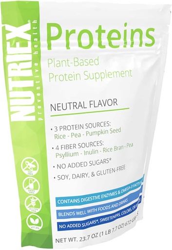 [BRSWIZQ3BN7AOAY7] Nutriex Proteins - Plant-Based Protein Supplement