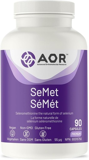 [BRSWGAQYBUBWKF3F] AOR 55Mcg Selenium, 90 CT