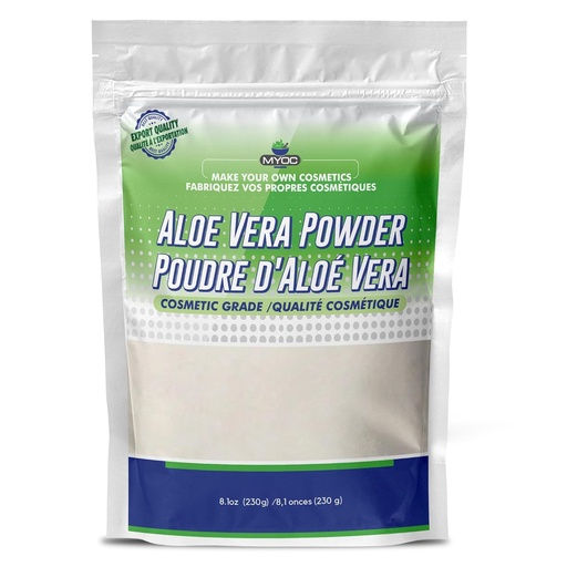 [BRSW2YATCV7AAAI4] Phương tiện sinh học Aloe Vera Powder sử dụng cho Da và Tóc - 230 hạt (1.01 Oz)