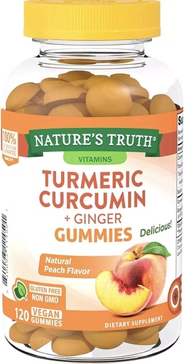 [BRSWYBDYBAPWCA3Z] Nature's Truth Turmeric Gummies, 120 Count