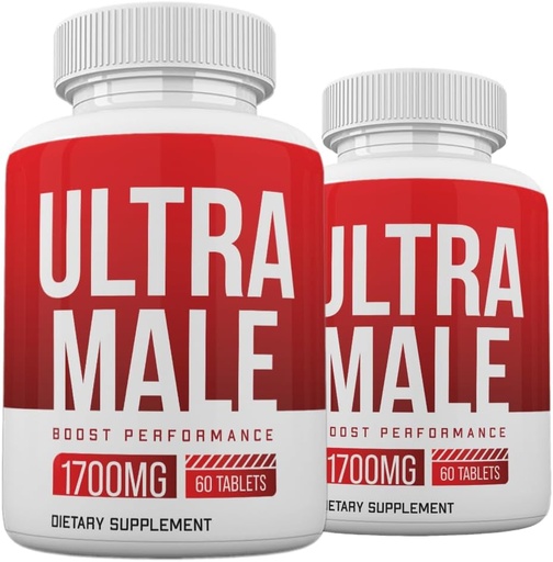 [BRSRAELYC57QAYLK] (2 Pack) Ultra Male Pills, Power Ultra Male Supplement Advanced Formula