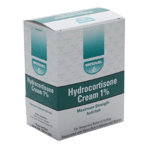 [BRSWIGIDOR6RU23M] Waterjel Wjhy1728 Hydrocortisone Cream .9gm (Pack of 144)
