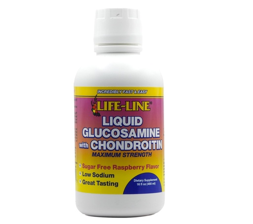 [BRSWIGQRA5YQEELK] Nature's Blend Glucosamine w/Chondroitin Max Strength, Raspberry, 16 oz.