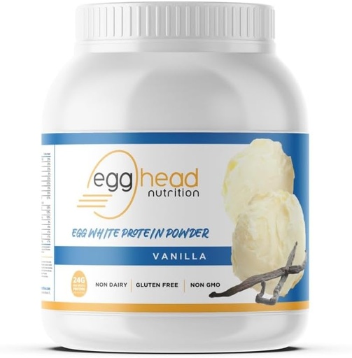 [BRSROGI5DIMBAYLU] Egghead Nutrition - Egg White Protein - 24 G (Grams) 3.3 Pound, Non Dairy, Gluten Free, Non GMO, Made in The USA (Vanilla)