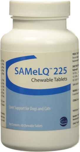 [BRSWIGYAOR5WCDDG] S Adenosyl 225 (SAMe) for MEDIUM / LARGE DOGS 225 mg (60 tabs)