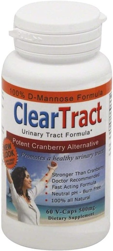 [BRSWIYYMOMIWGYL2] Cleartract D-mannose, 60 Caps by ClearTract (Pack of 3) 3