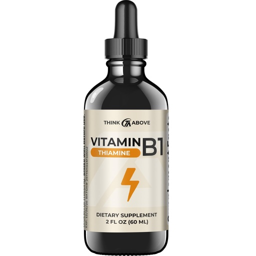 [BRSW2CYQAV6AOCLV] Think Above Vitamin B1 Thiamine Mononitrate - Liquid Drops Supplement (2 FL OZ)