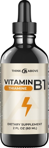 [BRSW2CYQAV6AOCLV] Vitamín B1 tiamín-mononitrát - tekuté kvapky doplnok (2 FL OZ)