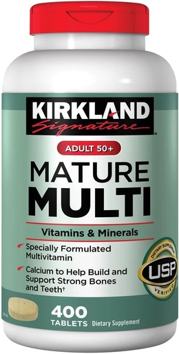 [BRSWICYOBYDWK2Y7] Kirkland Signature Adultes 50+ Mature Multi, 400 Comprimés 1