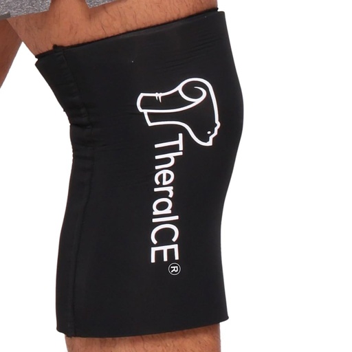 [BRSWGALYCJ5A2CTD] TheraICE Knee Ice Pack Wrap Compression Sleeve for Injuries | Reusable Gel Cold Packs Brace Plus Cold Wrap Recovery for Meniscus Tear, ACL Post Surgery, MCL Pain Relief Without Machine | Women & Men