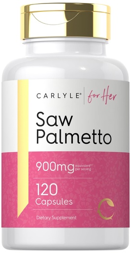 [BRSROFA3CUNQY335] Carlyle Saw Palmetto for Women | 120 Capsules | Full Spectrum Extract Supplement | Non-GMO, Gluten Free Supplement | for Her