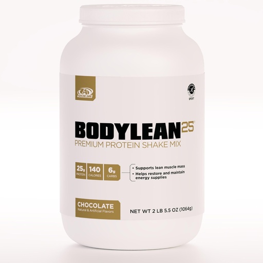 [BRSRM2YBCUPQGHTF] AdvoCare BodyLean25 - Protein Powder with Whey Protein Isolate - Supports Muscle Building & A Lean Body - Offers Energy Support* - Chocolate, 4.5 oz
