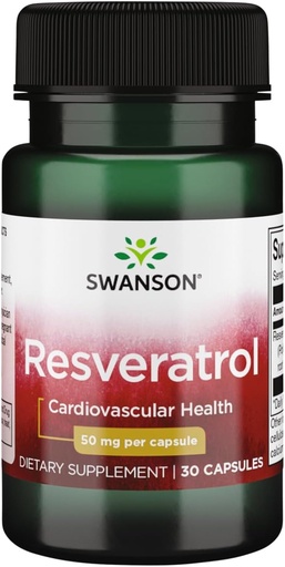 [BRSWIY36BQGQK3TA] Swanson Resveratrol 50 50 Milligrams 30 Capsules
