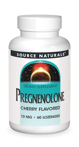 [BRSWIYTYOZ5QOHDG] Source Naturals Pregnenolone, 10mg - 60 Cherry Lozenges