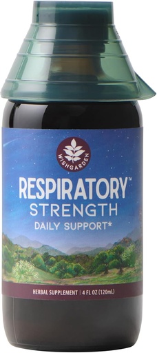[BRSWGALQOAIBOH3J] WishGarden Kruiden Respiratory Strength Dagelijkse ondersteuning - Plant-based Herbal Lung Support Supplement met biologische Mullein & Elecampane, Ondersteunt langdurige Lung Resilience en Betere Long Efficiëntie, 4oz