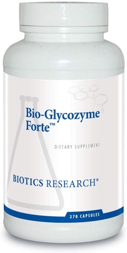 [BRSWGFARCAIBY23K] Biotics Research Bio Glycozyme Forte Multivitamina para soporte glicolítico, Vanadio, Zinc, Chromium, Manganese, Inositol, Catalase, Metabolismo Saudable e Homocysteine 270 Cápsulas