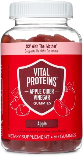 [BRSW2ZYNAEMREAA3] Protein Vital, Gummies Apple Cider Vinegar, 60 Count