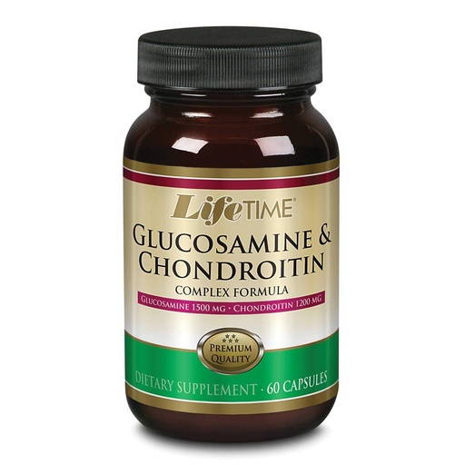 [BRSWIYQGBRYQKGY7] LIFETIME Glucosamine Chondroitin Complex | Support Mobility, Joints & Recovery | 1500mg Glucosamine, 1200mg Chondroitin | 60 Capsules