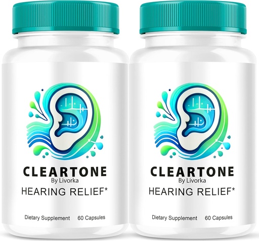 [BRSRAGAZCQGR4E32] 2 Pack) Cleartone Capsules, Cleartone Ear Pills, Cleart Tone Pills for Hearing, Cleartone Official Capsules Advanced Formula, Cleartone Pills Reviews, Cleartone Tone Global para a saúde da orella, 120, 2 meses