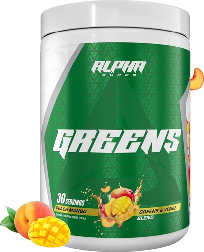 [BRSRMYI2A56R6FD5] Alpha Supps - Alpha Greens Supplement | Fruit & Fruit Superfood Toz