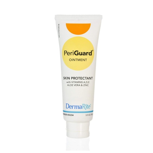 [BRSWIGIYDMCQICTA] DermaRite's PeriGuard Ointment Skin Protectant - Vitamins A, D, E, Aloe Vera & Zinc, Goes on Clear, Easy to Remove - 3.5 oz. Tube, 2 Count