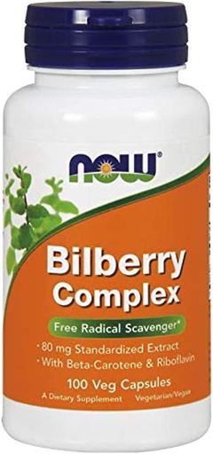 [BRSWIZ3RAIFQ4HA7] ปัจจุบัน Foods Billberry Comple 80 Mg, 100 เคานต์