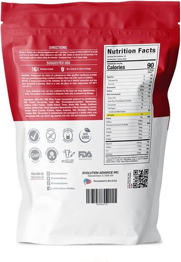 [BRSRMA3RDIARAA3A] Evolution Advance Nutrition Fit & Slim Blend - Grass- Fed białka serwatki proszek do łatwej trawienia, Keto- Zatwierdzony, Non-GMO, Stewia Sweetened, Natural Flavor - 2 funty (Frappullicious Coffee)