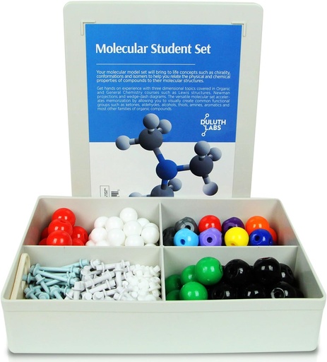[BRSWKEYDAAMR4FLE] Organic Chemistry Molecular Model Student Kit - (88 Atoms and 140 Bond Parts) - MM-004