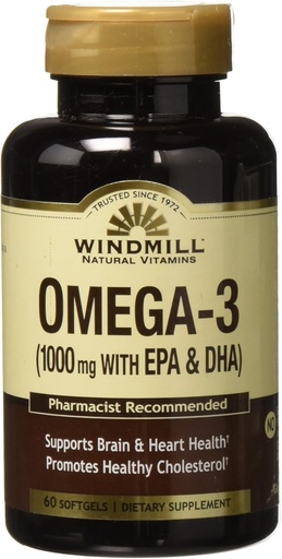 [BRSWIYA6DMDGCGDC] Размер Omega 3 SFGL 1000MG WMILL: 60