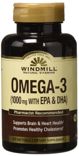 [BRSWIYA6DMDGCGDC] Omega 3 SFGL 1000MG WMILL Size: 60
