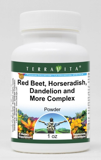 [BRSWGZACAUNRAELU] Liver Complex Powder - Rote Rübe, Meerrettich, Löwenzahn und mehr (1 Unze, ZIN: 512564) - 3 Pack