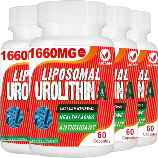 [BRSRAGARCB5AK2D3] 1660MG Urolitina A Supplemento - Liposomal Urolithin 240 capsule