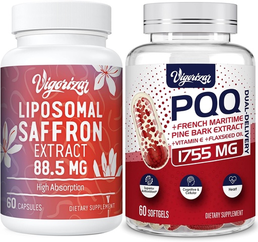 [BRSROC33CJ7ROG33] French Maritime Pine Bark Extract 200 mg with Liposomal Saffron Supplements