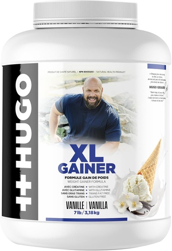 [BRSROGA2O5YGEFLF] ++Hugo XL Gainer Nutrition Girard Powder ← Weight Gainer Fórmula Silencio con Creatine Silencio con Glutamine Silencio Trans Fat Free TEN Gluten Free TEN 7LB/3.18KG ANTE Vanilla/Chocolate Flavor (Vanilla)