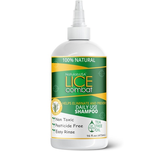 [BRSWYZT7OZ7GKFI3] Lice Shampoo | Helps Eliminate Lice, Super Lice & Nits | Repels & Prevents | Pesticide Free | 100% Natural | Tea Tree + Coconut Oil | Best Value | Smells Great.