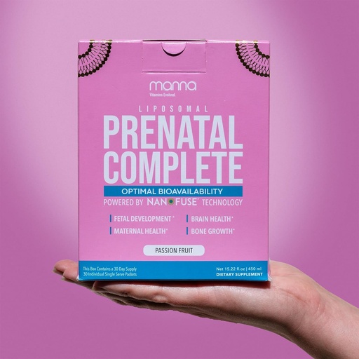 [BRSROCYBBF7AADLA] Manna Vitamins Evolved - Liposomal Prenatal Complete - Liquid Prenatal Vitamins for Women - Best Prenatal Vitamins for Pregnant Women for All Stages of Pregnancy