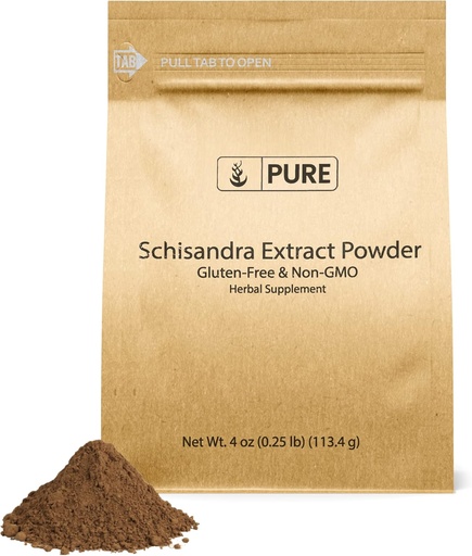 [BRSWYAQECACGOAI4] Pure Original Ingredients Schisandra (4 oz), Non-GMO, Gluten-Free, Five-Flavor-Fruit, Traditional Herb