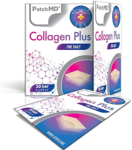 [BRSW2GQYBUMGKHTH] PatchMD - Collagen Plus Topical Patch - 30 Days Supply