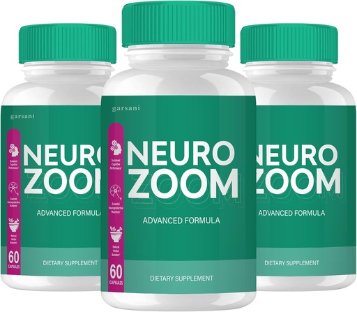 [BRSROAT5AEBWYG3U] Neuro Zoom - Neuro Zoom avançat Fórmula Capsule (3 paquets, 180 Capules)