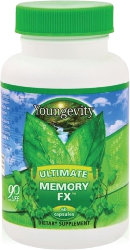 [BRSWIZAYAIFAIHLE] Youngevity Ultimate Memory FX ™: Ginkgo Leaf, Periwinkle Herb + Vitamins to Support Brain Function and Memory - Brain Health, Memory Retention Supplement (60 kapszula)