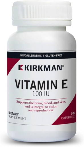 [BRSWIATRA4PGC2TU] Kirkman vitamín E 100 IU - Hypoalergénna        