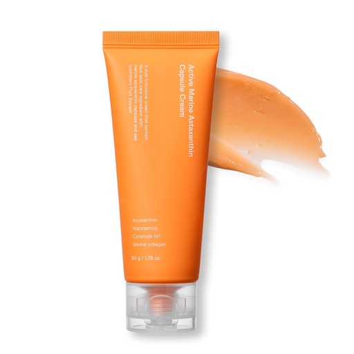 [BRSRAEILCIIA4CIU] SUNGBOON EDITOR Active Marine Astaxanthin Capsule Cream 50ml | Facial Cream for Brightening | Deep Hydration, Soothing, Moisturizer