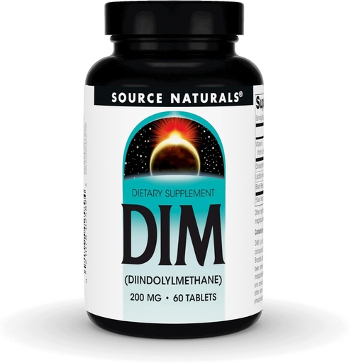 [BRSWICYPOF4BSALE] Kilde Naturals DIM, Diindolmetan 200mg med BioPerine, vitamin E og mer - 60 tabletter