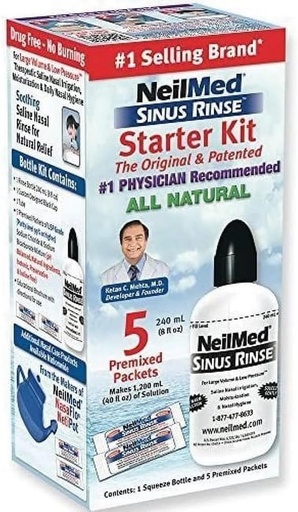 [BRSWIF35BYDA4AL6] Neilmed Sinus Rinse Starter Kit (Pack of 2)