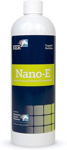 [BRSWIYIEPJ7QCHQZ] Kentucky Equine Research Nano -E: Natural Source Vitamin E Antioxidant for Horses, 450 mL