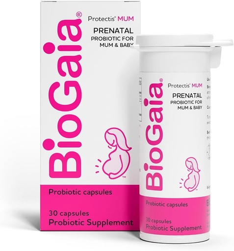 [BRSWYBL3AUFBUA3B] BioGaia Protectis Mum 124; A Prenatal Probiotic Bendrijoje 124; Pagalba mamai & Kūdikiui 124; Parama kūdikių besivystančioms skaitmeninėms ir imuninėms sistemoms